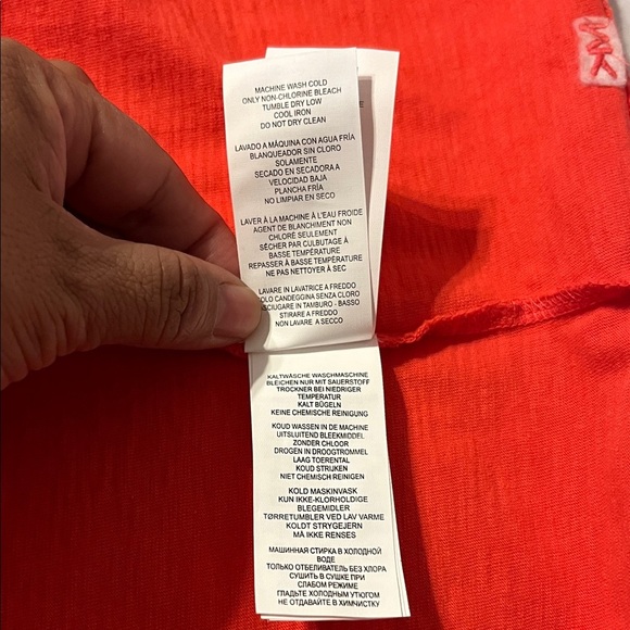 Michael Kors Vibrant Red Short Sleeve Tee - Picture 10 of 12